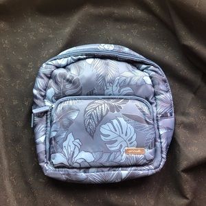 Pink mini blue backpack